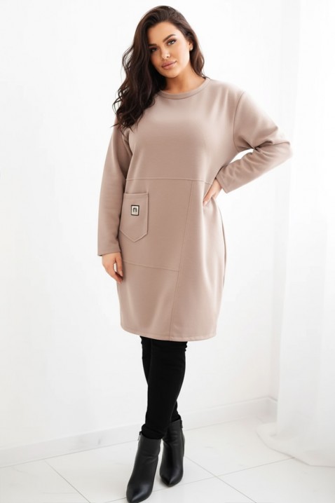 Tunică DANZONA BEIGE - Maxi modă | Ivet.RO Tunică DANZONA BEIGE, Culoare: bej, IVET.RO - Reduceri de până la -80%