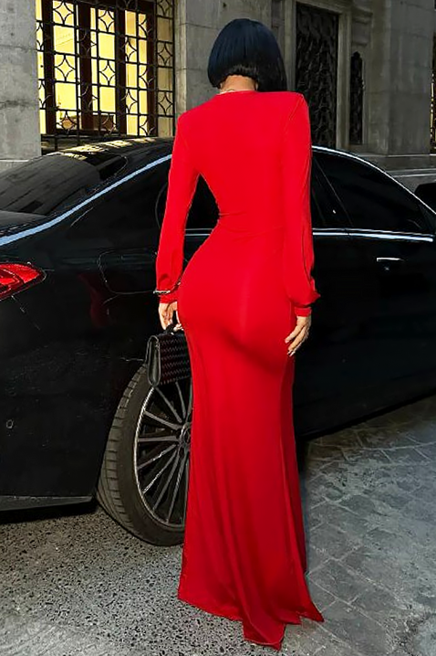 Rochie ZANDOLA RED - Rochii lungi | Ivet.RO Rochie ZANDOLA RED, Culoare: roșu, IVET.RO - Reduceri de până la -80%