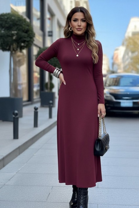 Rochie VILDERZA BORDO - Rochii midi | Ivet.RO Rochie VILDERZA BORDO, Culoare: bordo, IVET.RO - Reduceri de până la -80%