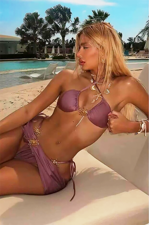 Set de plajă ERONILA LILA, Culoare: lila, IVET.RO - Reduceri de până la -80%