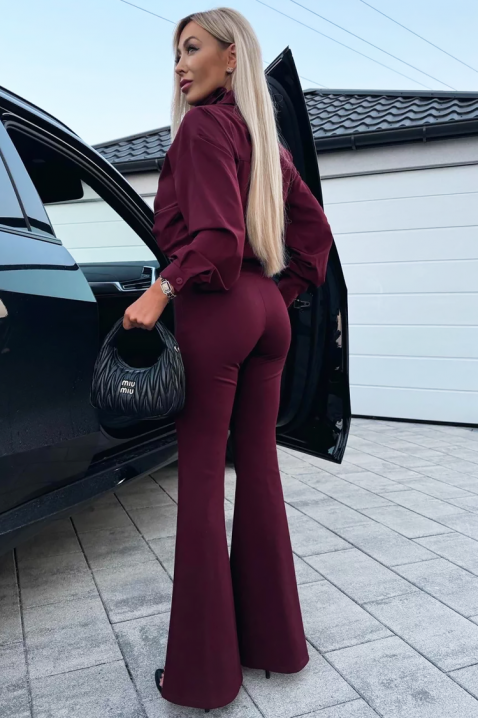 Pantaloni VELGONSA BORDO - Pantaloni | Ivet.RO Pantaloni VELGONSA BORDO, Culoare: maro, IVET.RO - Reduceri de până la -80%
