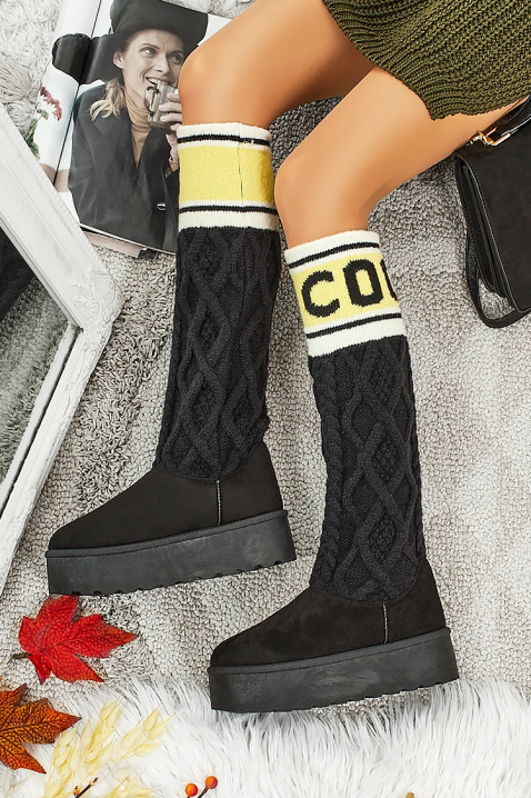 Cizme KARMENZA BLACK - Cizme | Ivet.RO Cizme KARMENZA BLACK, Culoare: negru, IVET.RO - Reduceri de până la -80%