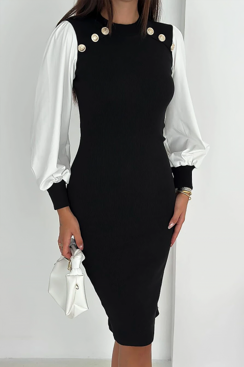 Rochie PINZIRA - Rochii midi | Ivet.RO Rochie PINZIRA, Culoare: negru, IVET.RO - Reduceri de până la -80%