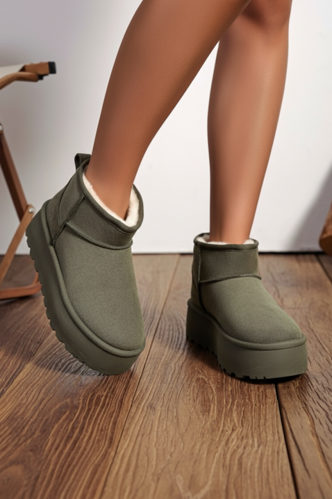 Botine damă DENVIOSA KHAKI - Botine | Ivet.RO Botine damă DENVIOSA KHAKI, Culoare: khaki, IVET.RO - Reduceri de până la -80%