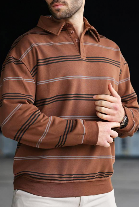 Bluză bărbați RELOFO CAMEL - Bluze | Ivet.RO Bluză bărbați RELOFO CAMEL, Culoare: maro deschis    , IVET.RO - Reduceri de până la -80%