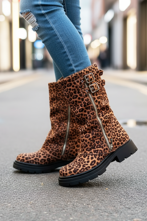 Cizme APETINA - Cizme | Ivet.RO Cizme APETINA, Culoare: leopard, IVET.RO - Reduceri de până la -80%