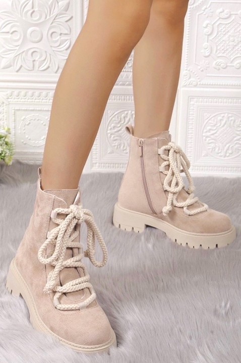 Botine damă EMILSENA BEIGE - Botine | Ivet.RO Botine damă EMILSENA BEIGE, Culoare: bej, IVET.RO - Reduceri de până la -80%