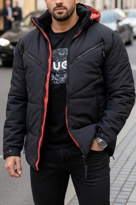 Geacă bărbați REVOLDO, Culoare: negru, IVET.RO - Reduceri de până la -80%