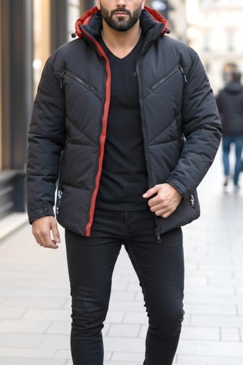 Geacă bărbați REVOLDO, Culoare: negru, IVET.RO - Reduceri de până la -80%