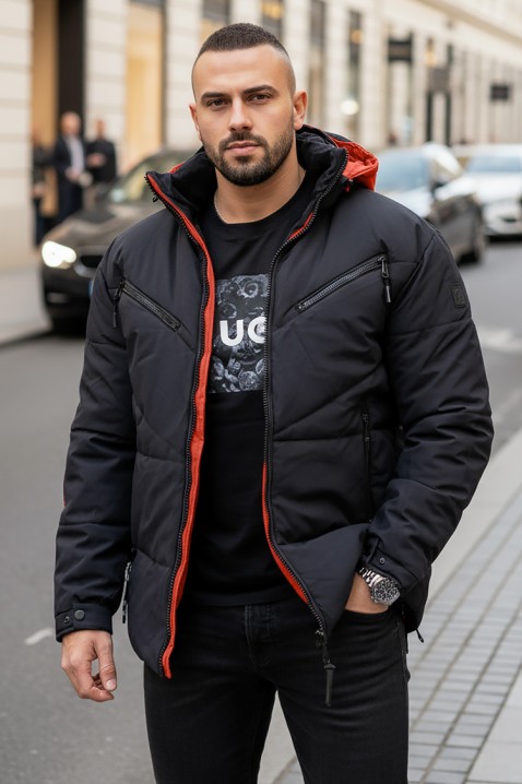 Geacă bărbați REVOLDO, Culoare: negru, IVET.RO - Reduceri de până la -80%