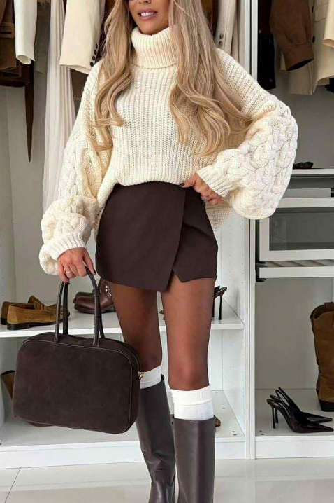 Pulover PLOZNENDA WHITE - Pulovere | Ivet.RO Pulover PLOZNENDA WHITE, Culoare: alb, IVET.RO - Reduceri de până la -80%