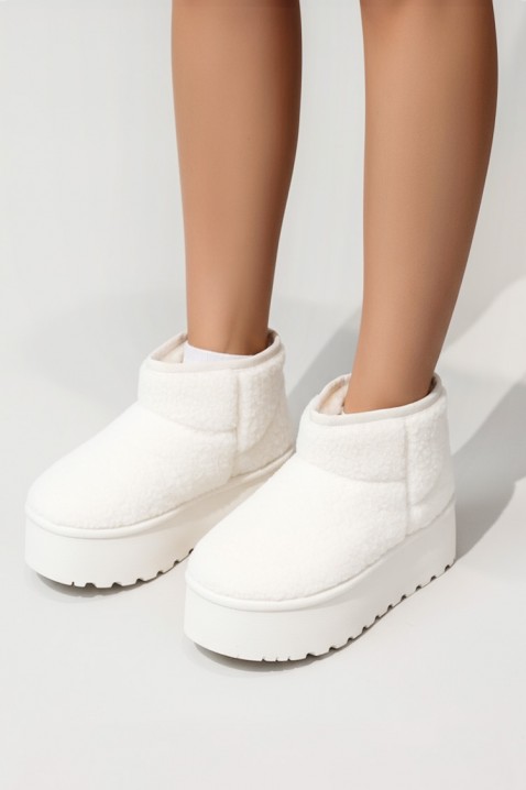 Botine damă PUHVILZA WHITE - Botine | Ivet.RO Botine damă PUHVILZA WHITE, Culoare: alb, IVET.RO - Reduceri de până la -80%