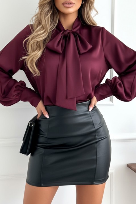 Bluză damă BRENDILZA BORDO - Bluze | Ivet.RO Bluză damă BRENDILZA BORDO, Culoare: bordo, IVET.RO - Reduceri de până la -80%