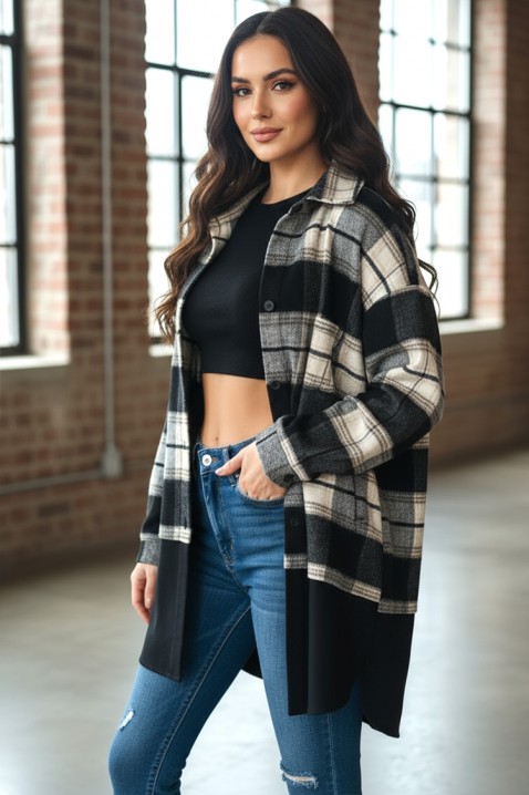 Cămașă damă CASIANTA BLACK - Cămăși | Ivet.RO Cămașă damă CASIANTA BLACK, Culoare: negru, IVET.RO - Reduceri de până la -80%