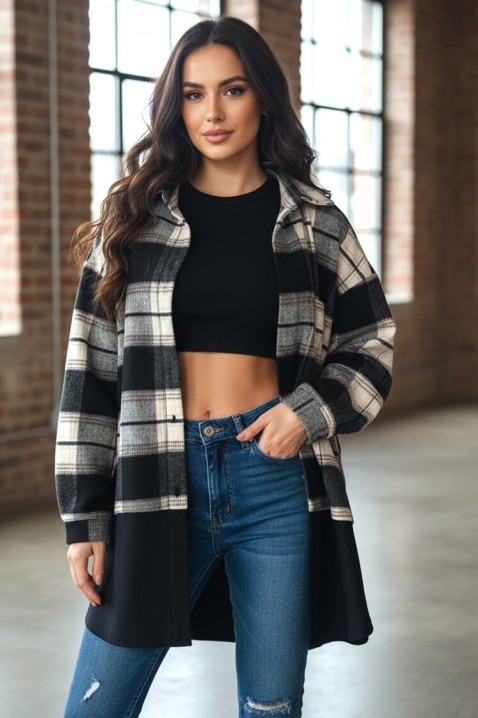 Cămașă damă CASIANTA BLACK - Cămăși | Ivet.RO Cămașă damă CASIANTA BLACK, Culoare: negru, IVET.RO - Reduceri de până la -80%