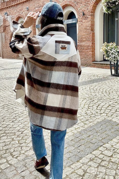 Cămașă damă CASIANTA BROWN - Cămăși | Ivet.RO Cămașă damă CASIANTA BROWN, Culoare: maro, IVET.RO - Reduceri de până la -80%