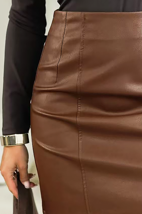 Fustă PREVELDA BROWN - Fuste | Ivet.RO Fustă PREVELDA BROWN, Culoare: maro, IVET.RO - Reduceri de până la -80%