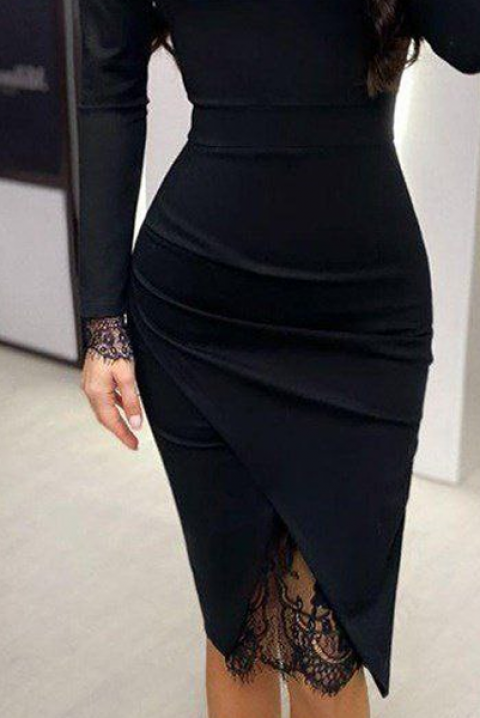 Rochie DJIMERA - Rochii midi | Ivet.RO Rochie DJIMERA, Culoare: negru, IVET.RO - Reduceri de până la -80%