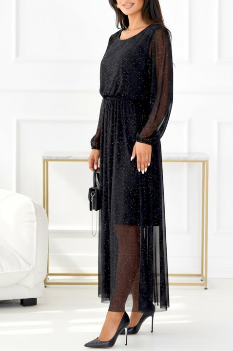 Rochie VLORDINA BLACK - Rochii lungi | Ivet.RO Rochie VLORDINA BLACK, Culoare: negru, IVET.RO - Reduceri de până la -80%