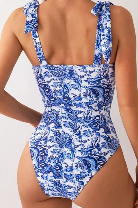 Costum de baie întreg VIRESOLA, Culoare: alb și albastru   , IVET.RO - Reduceri de până la -80%