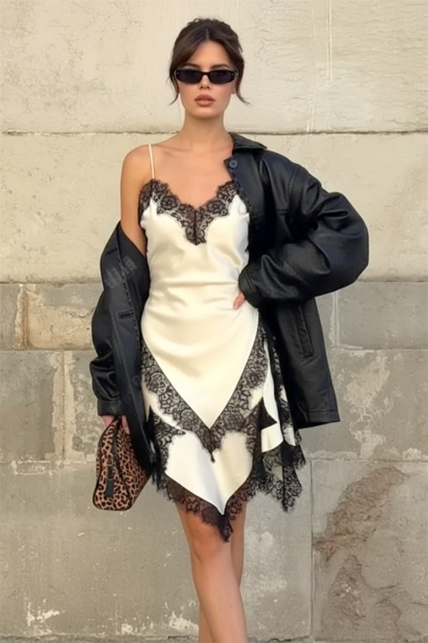 Rochie TOLSIONA - Rochii scurte | Ivet.RO Rochie TOLSIONA, Culoare: ecru, IVET.RO - Reduceri de până la -80%