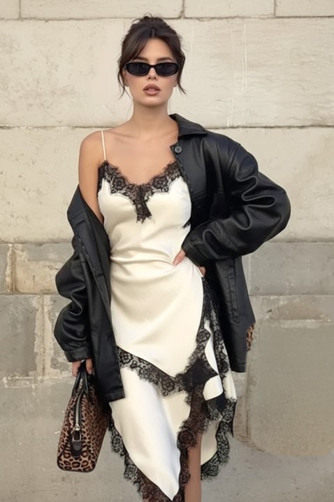 Rochie TOLSIONA - Rochii scurte | Ivet.RO Rochie TOLSIONA, Culoare: ecru, IVET.RO - Reduceri de până la -80%