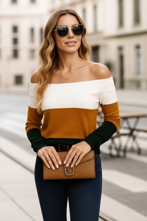 Bluză damă ROVOLZA ORANGE - Bluze | Ivet.RO Bluză damă ROVOLZA ORANGE, Culoare: portocaliu, IVET.RO - Reduceri de până la -80%