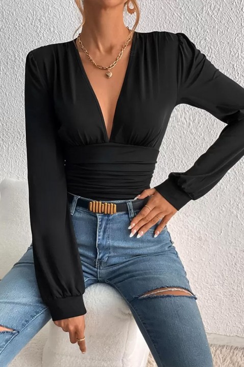 Body - bluză OMAYANA BLACK - Bluze | Ivet.RO Body - bluză OMAYANA BLACK, Culoare: negru, IVET.RO - Reduceri de până la -80%