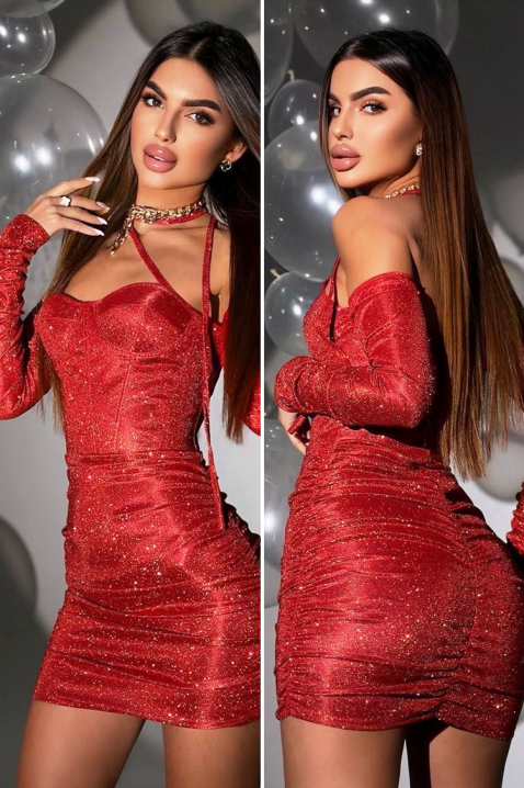 Rochie SENSOTA RED - Rochii scurte | Ivet.RO Rochie SENSOTA RED, Culoare: roșu, IVET.RO - Reduceri de până la -80%