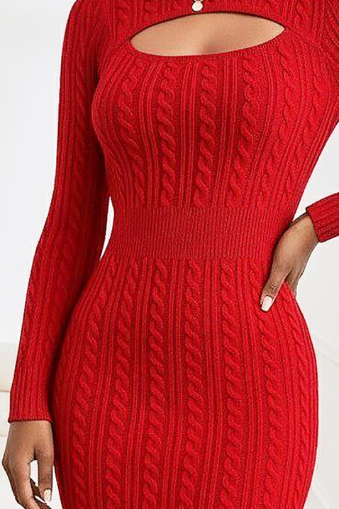 Rochie ENSIOLDA, Culoare: roșu, IVET.RO - Reduceri de până la -80%