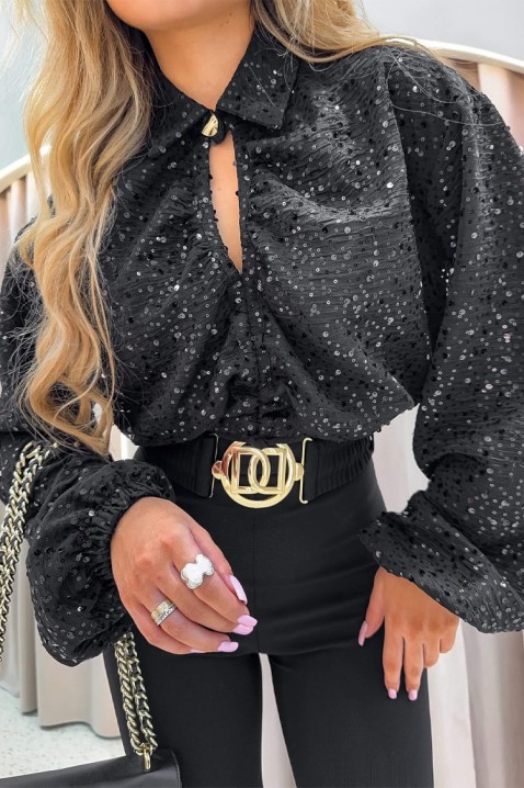 Bluză damă LAPRENZA BLACK - Bluze | Ivet.RO Bluză damă LAPRENZA BLACK, Culoare: negru, IVET.RO - Reduceri de până la -80%