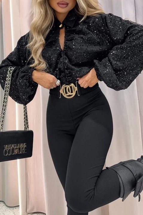 Bluză damă LAPRENZA BLACK - Bluze | Ivet.RO Bluză damă LAPRENZA BLACK, Culoare: negru, IVET.RO - Reduceri de până la -80%