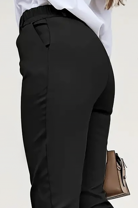 Pantaloni LANELZA BLACK - Pantaloni | Ivet.RO Pantaloni LANELZA BLACK, Culoare: negru, IVET.RO - Reduceri de până la -80%