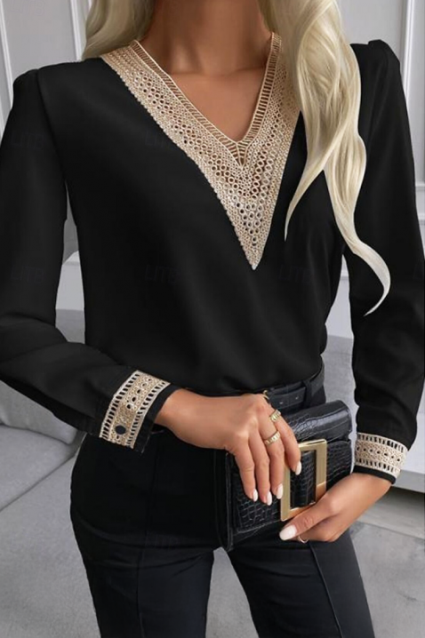 Bluză damă ARETONA BLACK - Bluze | Ivet.RO Bluză damă ARETONA BLACK, Culoare: negru, IVET.RO - Reduceri de până la -80%