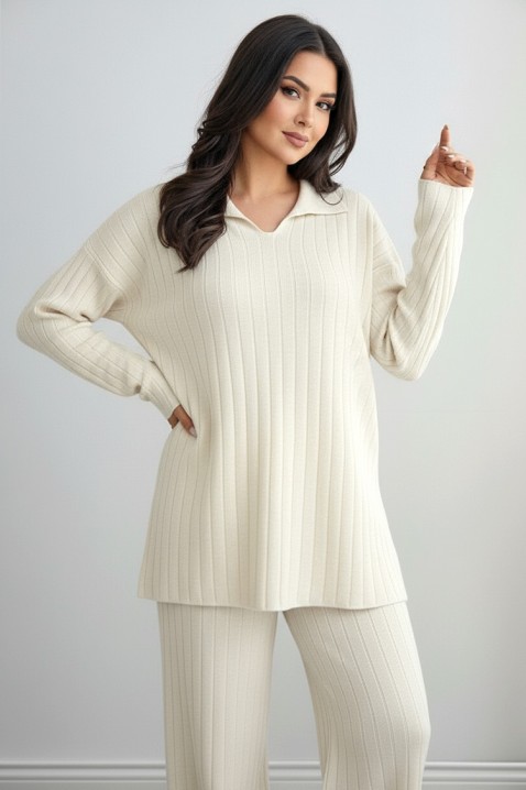 Set MAKSINA ECRU - Compleuri practice | Ivet.RO Set MAKSINA ECRU, Culoare: ecru, IVET.RO - Reduceri de până la -80%