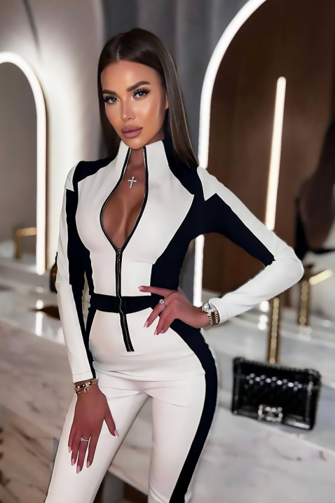 Salopetă SHPIONIZA - Salopete | Ivet.RO Salopetă SHPIONIZA, Culoare: negru și alb, IVET.RO - Reduceri de până la -80%