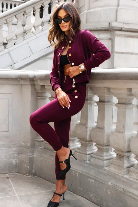 Set BENSEMA BORDO - Compleuri practice | Ivet.RO Set BENSEMA BORDO, Culoare: bordo, IVET.RO - Reduceri de până la -80%