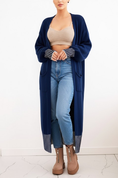 Cardigan GROTENGA NAVY, Culoare: bleumarin, IVET.RO - Reduceri de până la -80%