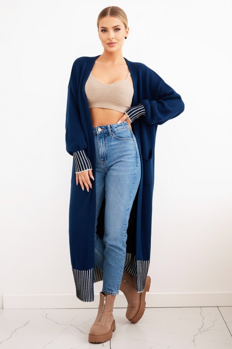 Cardigan GROTENGA NAVY, Culoare: bleumarin, IVET.RO - Reduceri de până la -80%