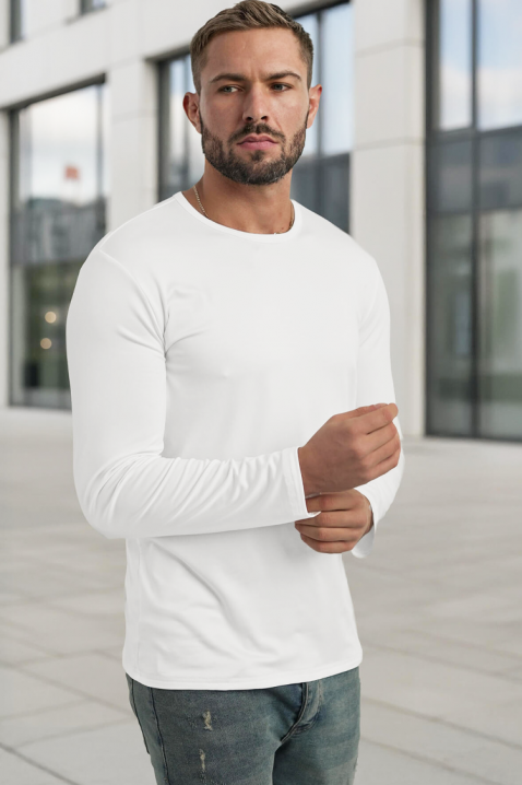 Bluză bărbați GLOMERZO WHITE - Bluze | Ivet.RO Bluză bărbați GLOMERZO WHITE, Culoare: alb, IVET.RO - Reduceri de până la -80%