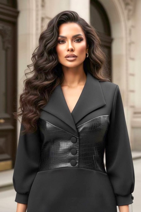 Rochie ERIANDA - Rochii midi | Ivet.RO Rochie ERIANDA, Culoare: negru, IVET.RO - Reduceri de până la -80%