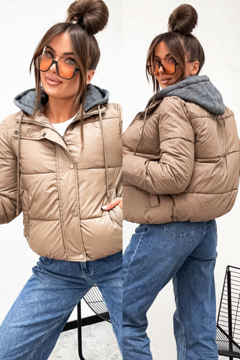 Geacă RINVEDA BEIGE - Geci | Ivet.RO Geacă RINVEDA BEIGE, Culoare: bej, IVET.RO - Reduceri de până la -80%