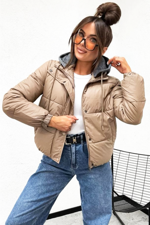 Geacă RINVEDA BEIGE - Geci | Ivet.RO Geacă RINVEDA BEIGE, Culoare: bej, IVET.RO - Reduceri de până la -80%