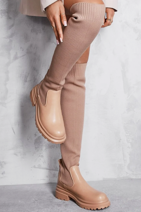 Cizme AMORINDA, Culoare: bej, IVET.RO - Reduceri de până la -80%