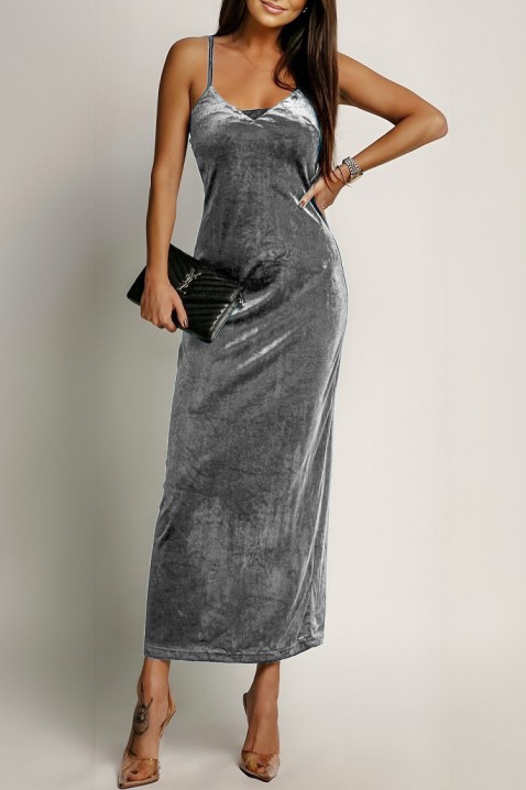 Rochie ZERFILGA SILVER - Rochii lungi | Ivet.RO Rochie ZERFILGA SILVER, Culoare: argintiu, IVET.RO - Reduceri de până la -80%