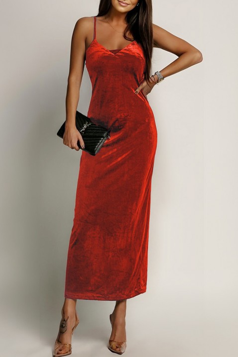 Rochie ZERFILGA RED - Rochii lungi | Ivet.RO Rochie ZERFILGA RED, Culoare: roșu, IVET.RO - Reduceri de până la -80%