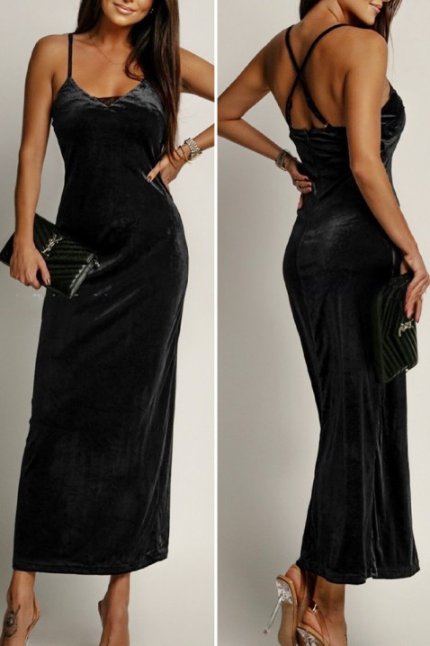 Rochie ZERFILGA BLACK - Rochii lungi | Ivet.RO Rochie ZERFILGA BLACK, Culoare: negru, IVET.RO - Reduceri de până la -80%