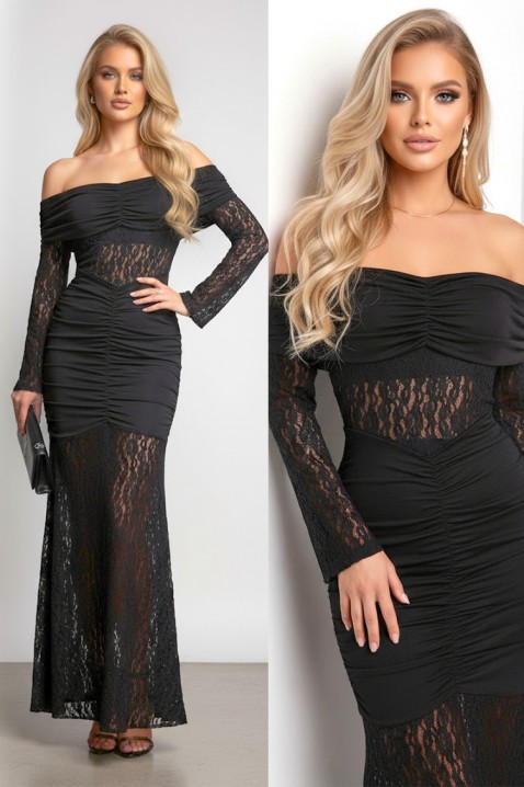 Rochie UNDRENZA BLACK - Rochii lungi | Ivet.RO Rochie UNDRENZA BLACK, Culoare: negru, IVET.RO - Reduceri de până la -80%