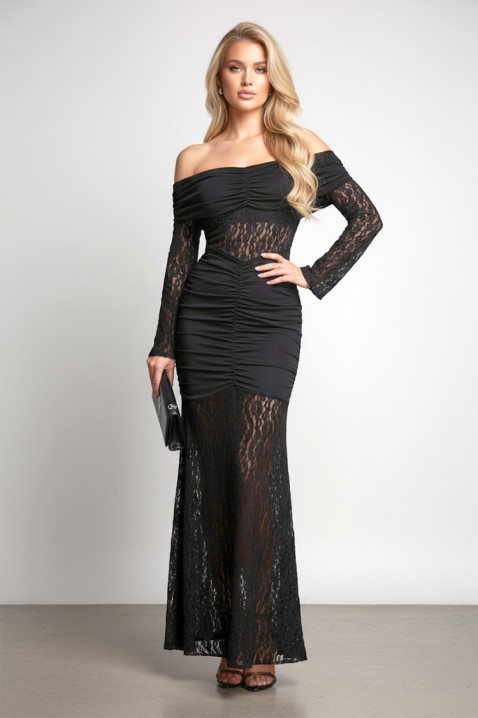 Rochie UNDRENZA BLACK - Rochii lungi | Ivet.RO Rochie UNDRENZA BLACK, Culoare: negru, IVET.RO - Reduceri de până la -80%