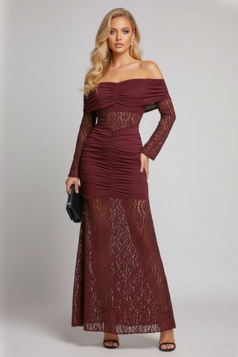 Rochie UNDRENZA BORDO, Culoare: bordo, IVET.RO - Reduceri de până la -80%